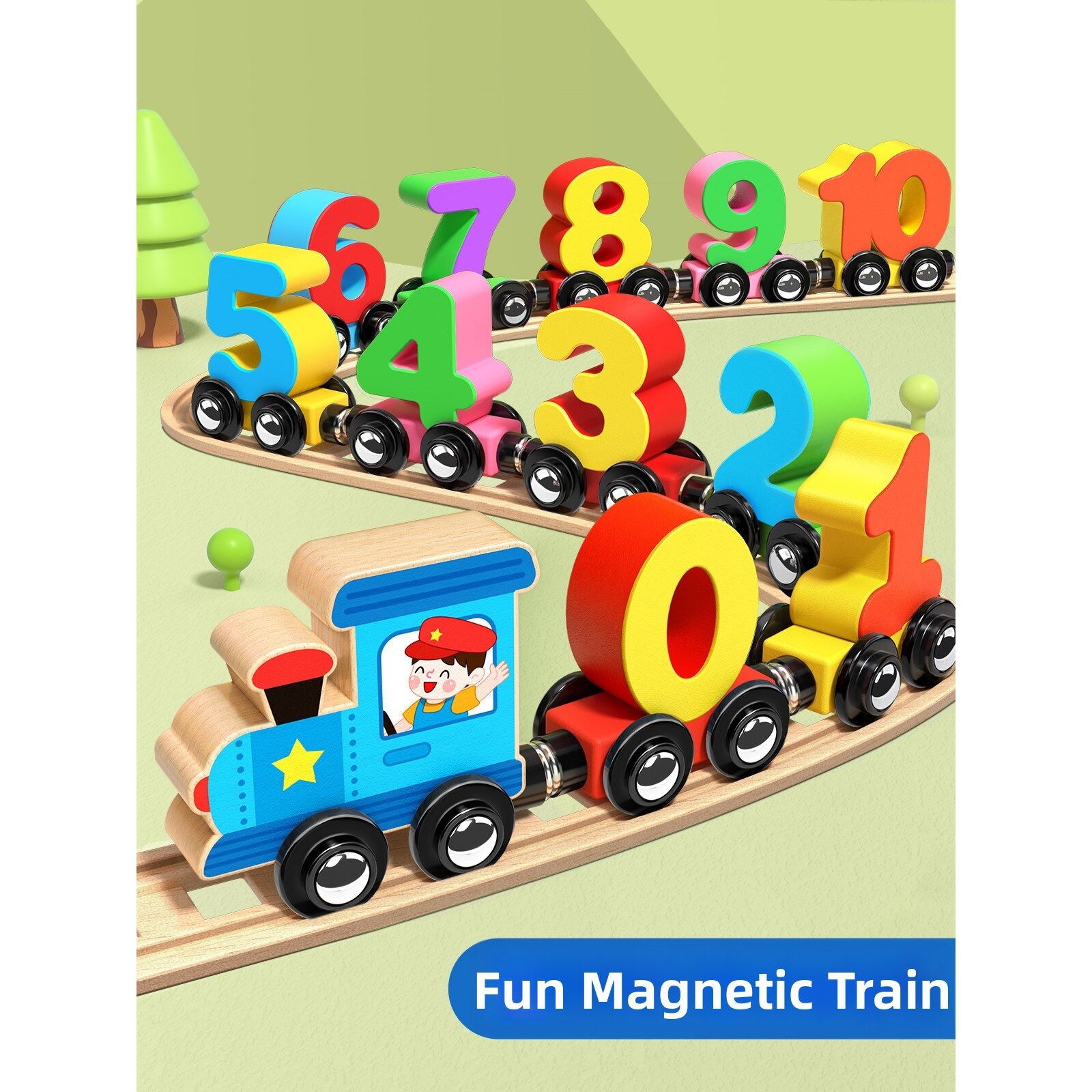 JINGQING | Magnetic Train Building Blocks Harga 115 Ringgit*Penghantaran Percuma