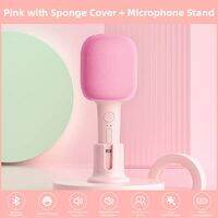 soaiy | Wireless Bluetooth Karaoke Microphone for Home & Kids Use with Built-in Speaker