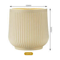 KUWUBIANJING | Nordic Style Large Resin Flower Pot