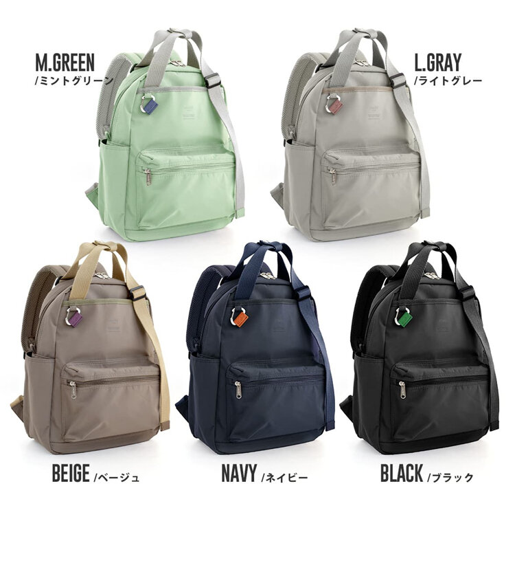 Japanese Unisex 2WAY Backpack handbags Work travel Shoulder bag waterproof college school bags students Minimalist Mochilas