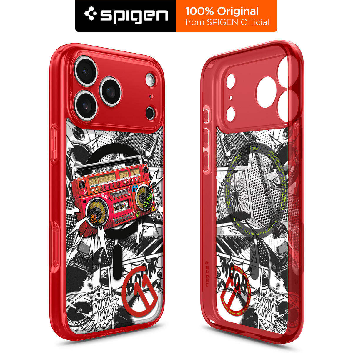 SPIGEN Case for iPhone 17 Pro Max / 17 Pro [Ultra Hybrid MagFit - Blast Edition from C11 Design Lab]  / iPhone 17 Pro Max / 17 Pro Case / iPhone 17 Pro Max / 17 Pro Casing
