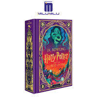 Harry Potter and the Sorcerers Stone (Harry Potter Book #1-4 Optional ) MinaLima Edition Hardcover Illustrated by J. K. Rowling Original English books