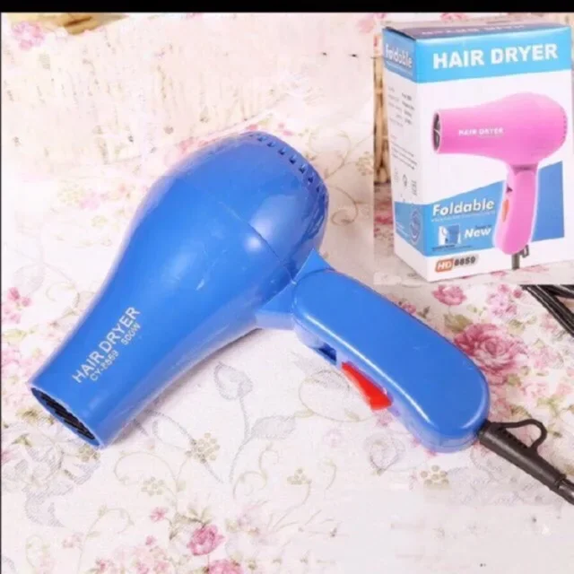 Mini Hair Blow Dryer 850W Hair Dryer Compact Blower Foldable Portable Travel
