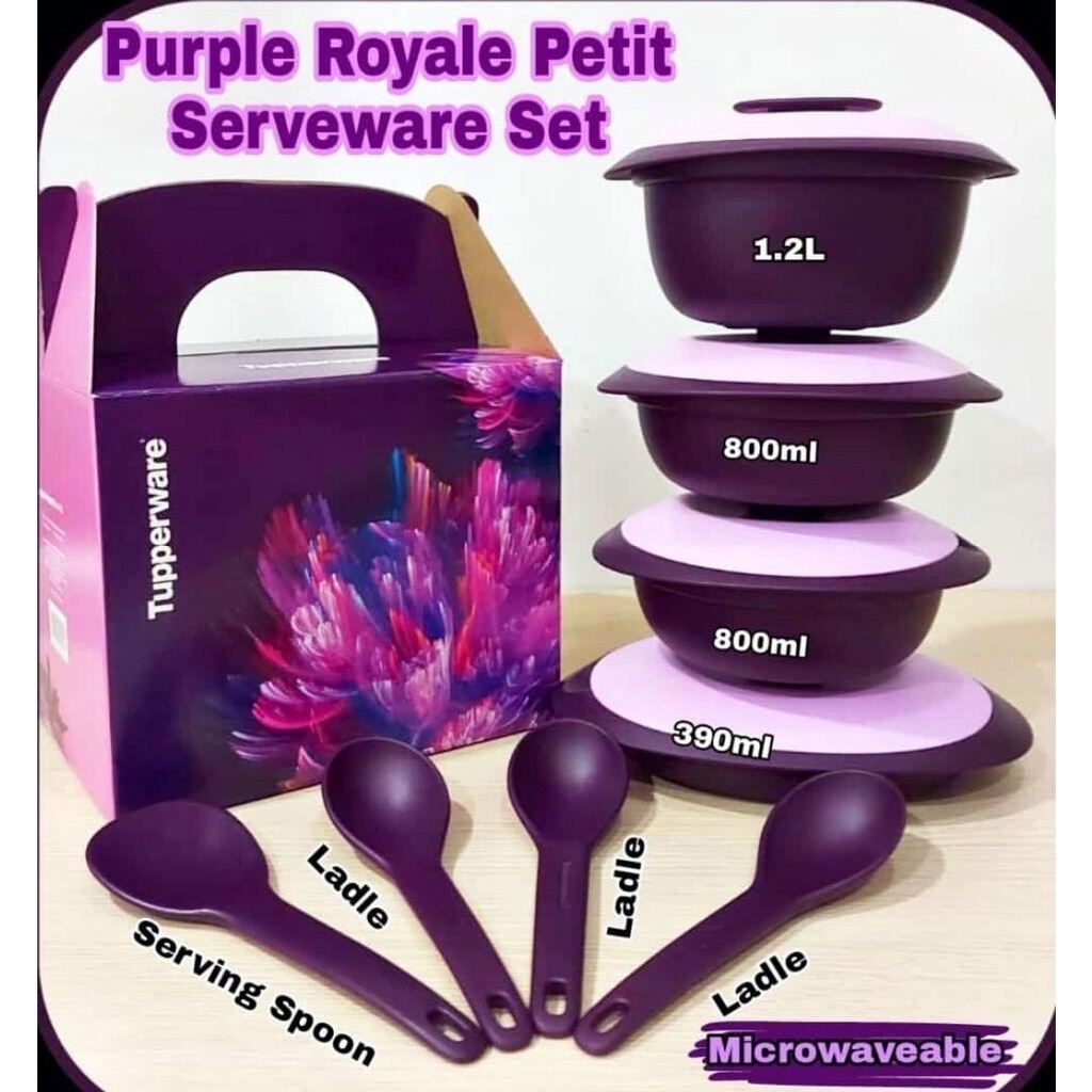 Tupperware Purple Royale Serveware 