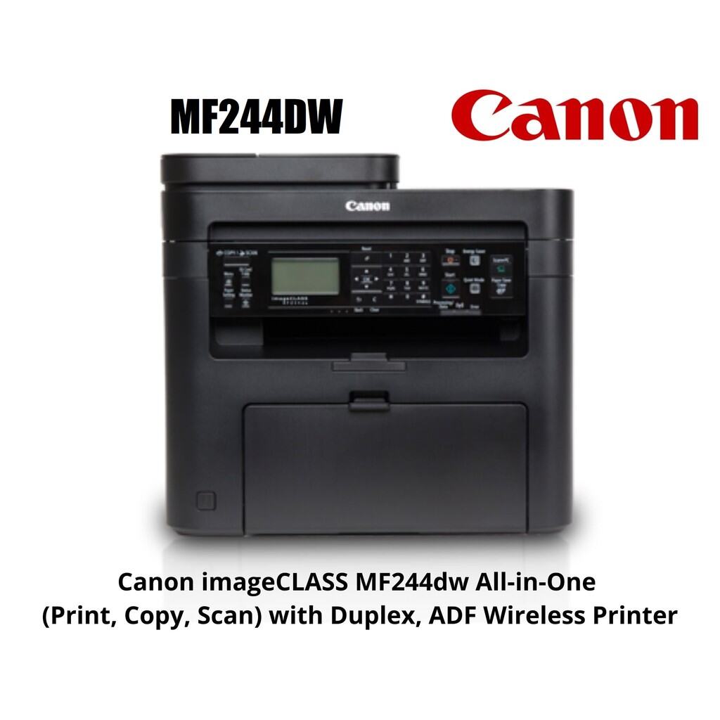 Canon ImageClass MF244DW MF244 Multifunctional Printer Refurbished / Used Print Scan Copy WIFI ADF Network Ready. 