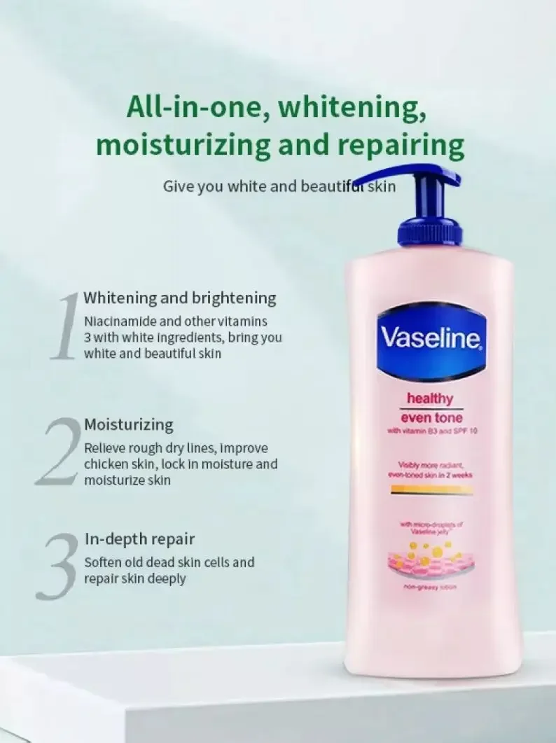 Vaseline Healthy Even Tone Extra Whitening Body Lotion Uv Spf++ 400ml