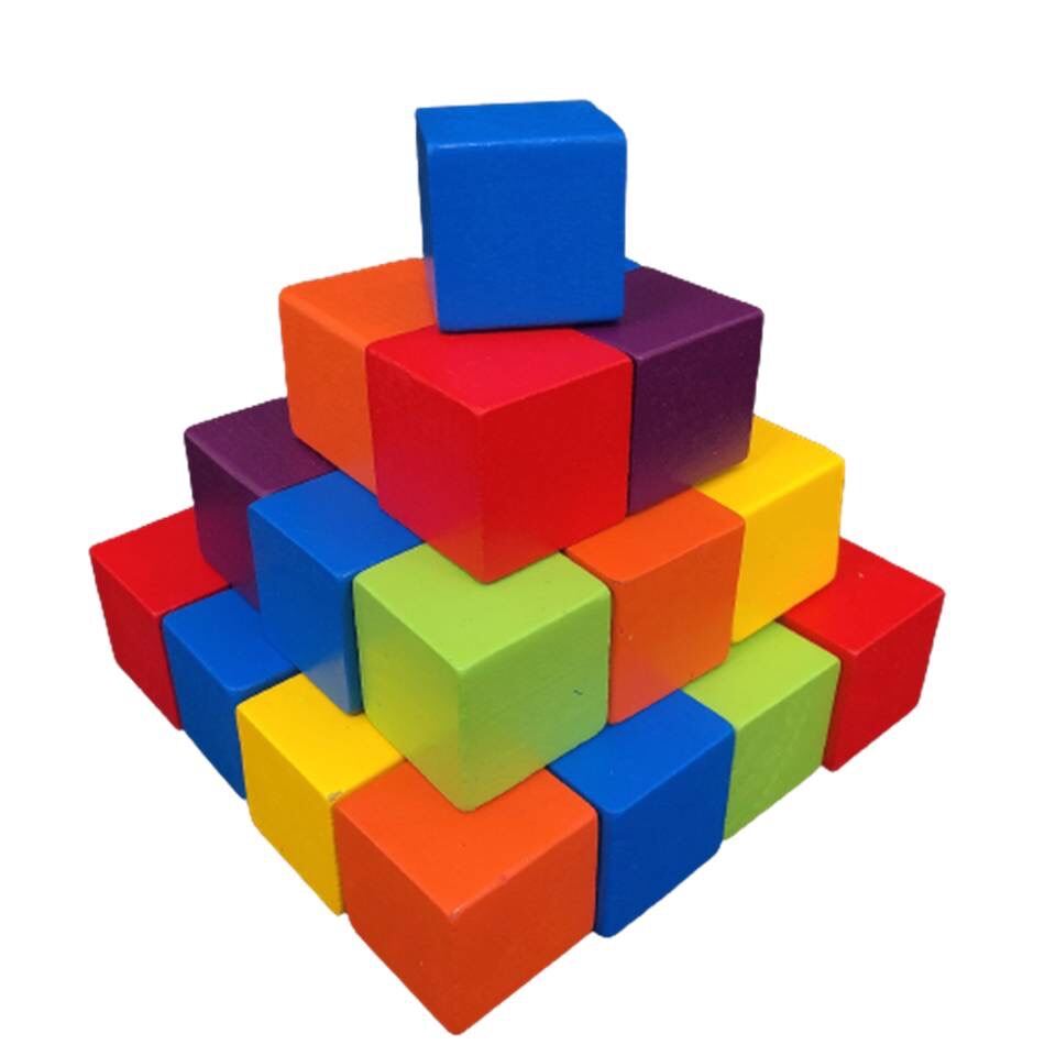 Wooden cube/kiub kayu 3 cmx3 cm 10 pcs Lazada