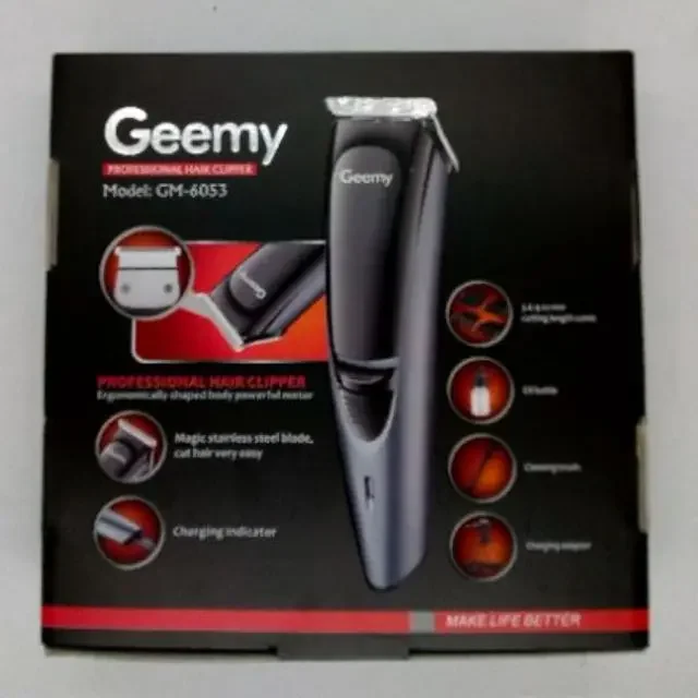 GEEMY GM 6053 PROFESSIONAL HAIR CLIPPER TRIMMER READY STOCK MALAYSIAN SELLER