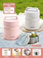 Supor | Ultra-long Insulated Thermal Lunch Box 24h Stainless Steel For Students & Working Professionals