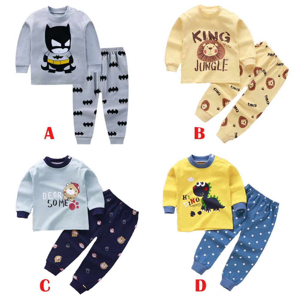 Autumn baby clothes set cute Cartoon cotton 2pcs suit newborn baby girls boys clothes
