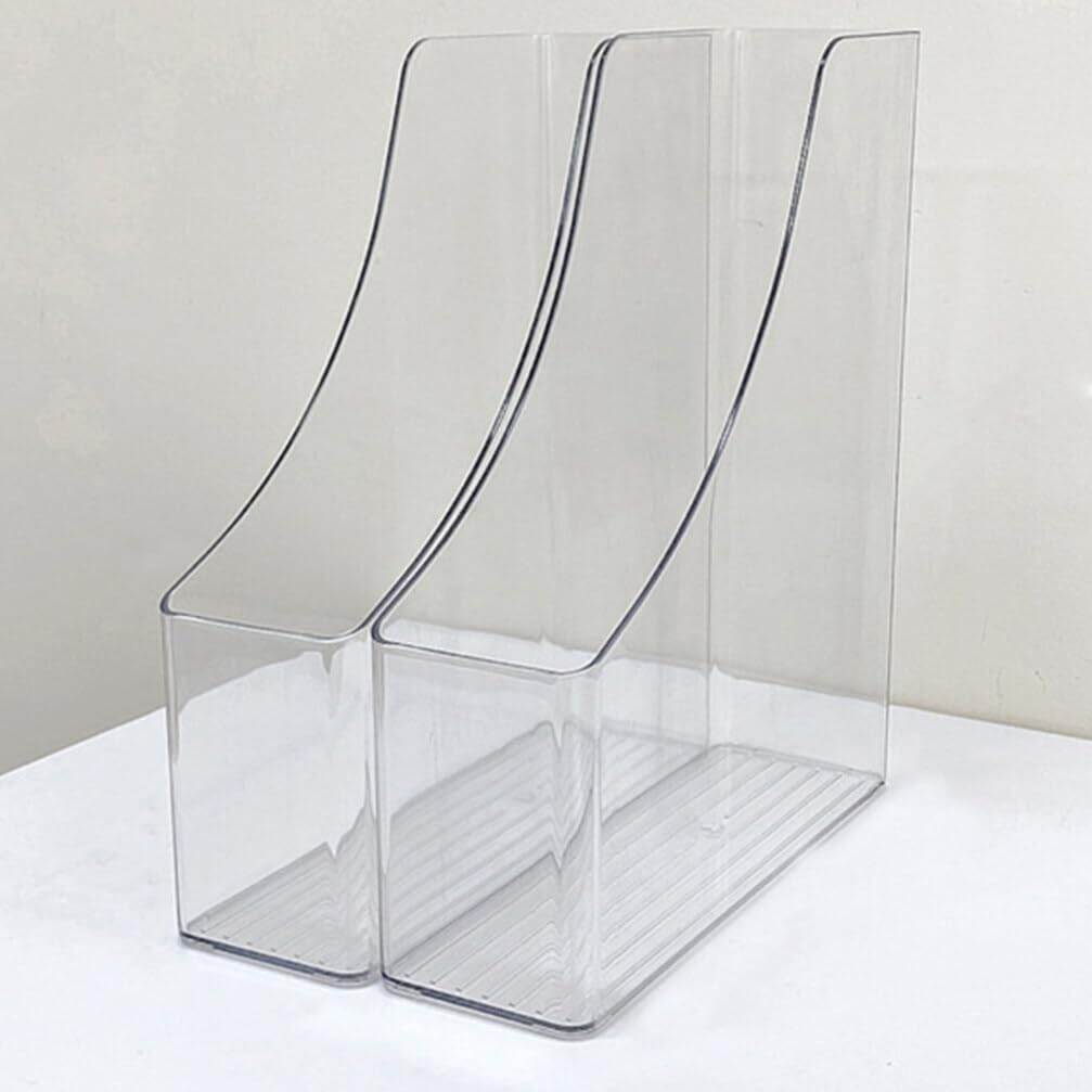 Plastic Paper File Rack Acrylic A4 Storage Filing Box for Documents Plastic Paper File ...