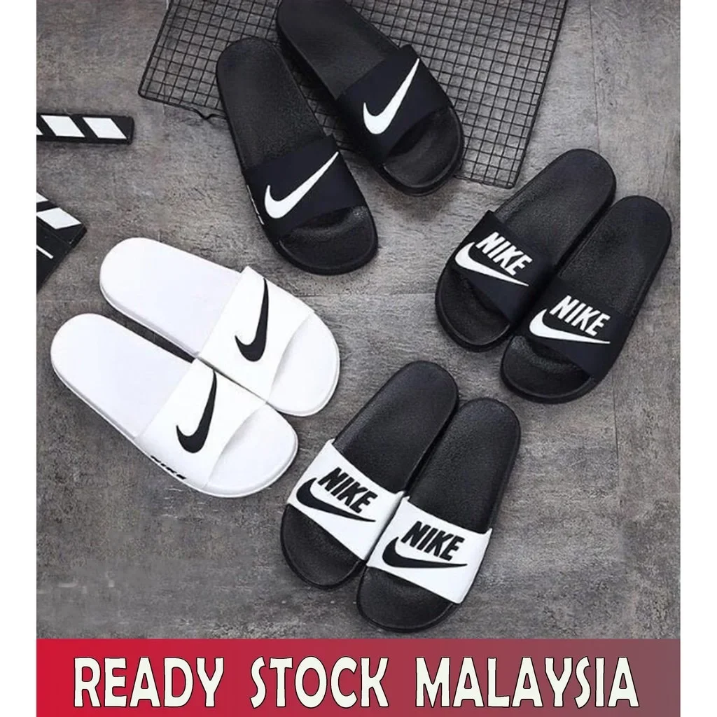 NK SP Men‘s Sandal Slippers/ Kasut Lelaki Selipar Swag Women Beach Flip Flops fashion2020（Small one Size ）