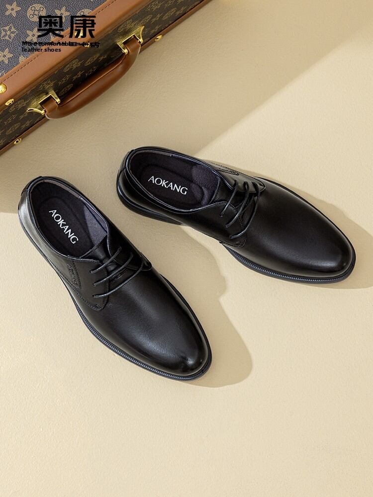 AOKANG | Leather Soft Soled Business Formal Shoes Harga 224 Ringgit*Penghantaran Percuma