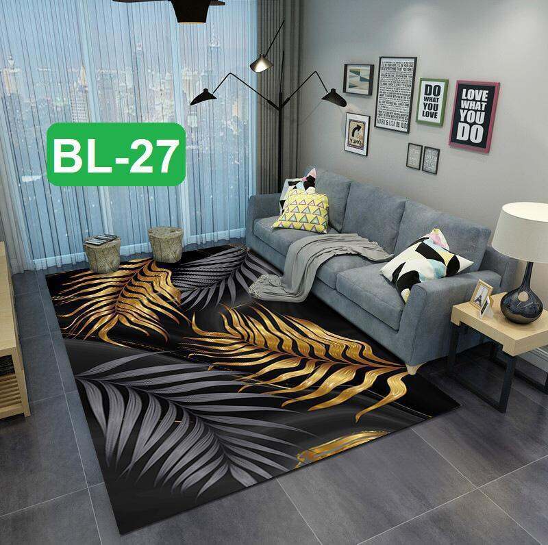 living room carpet velvet 3d / karpet velvet 3d L size 160x200cm Lazada
