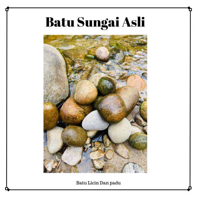 Batu Tungku Batu Sungai Asli Berat 500g - 3kg | Lazada