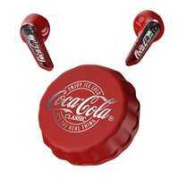หูฟังบลูทูธไร้สาย Coca-Cola T13 แบบกึ่งอินเอียร์ไดรฟ์เวอร์ไดนามิกไม่มีเสียงรบกวน 13มม. ENC บลูทูธ5.4 อายุการใช้งานแบตเตอรี่สูงสุด15ชม. การควบคุมด้วยระบบสัมผัสชาร์จเร็ว
