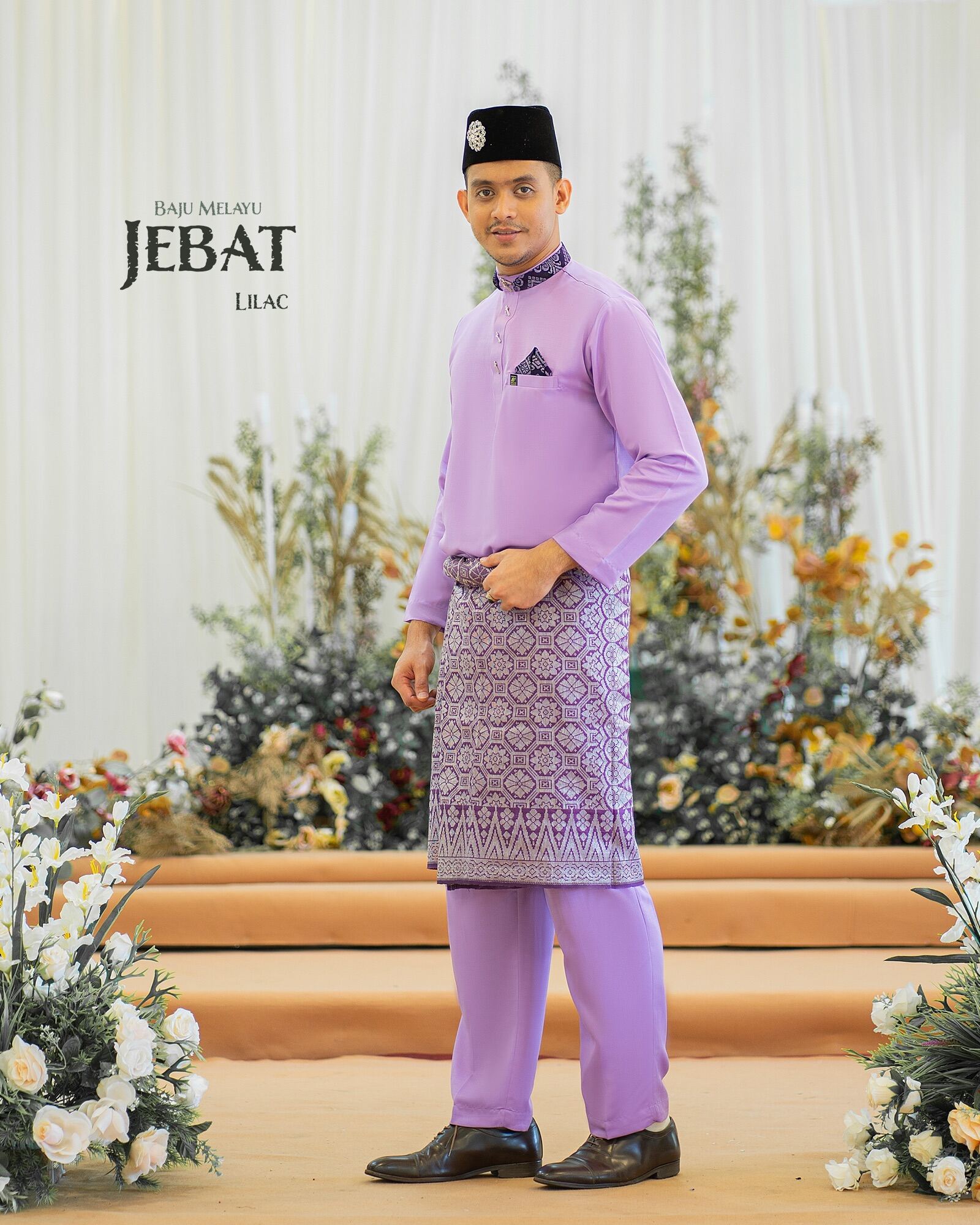 Baju Melayu Lilac | Lazada