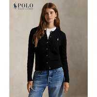 Polo Ralph Lauren Women Cable-Knit Cotton Crewneck Cardigan