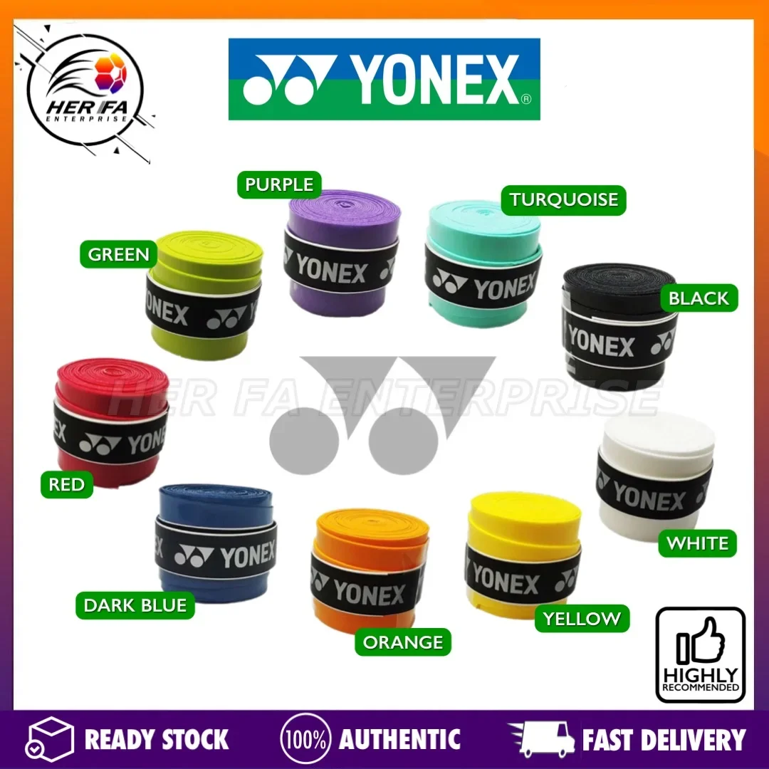 YONEX AC102EX Overgrip 100%ORIGINAL for Badminton,Squash or Tennis Grip