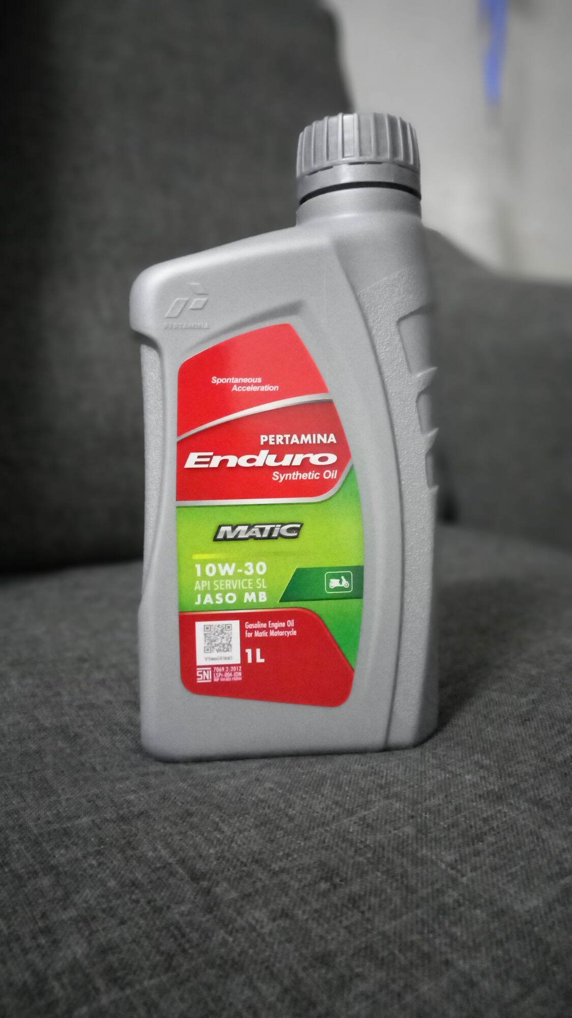 Pertamina Enduro Matic 10w30 Synthetic Oil Lazada