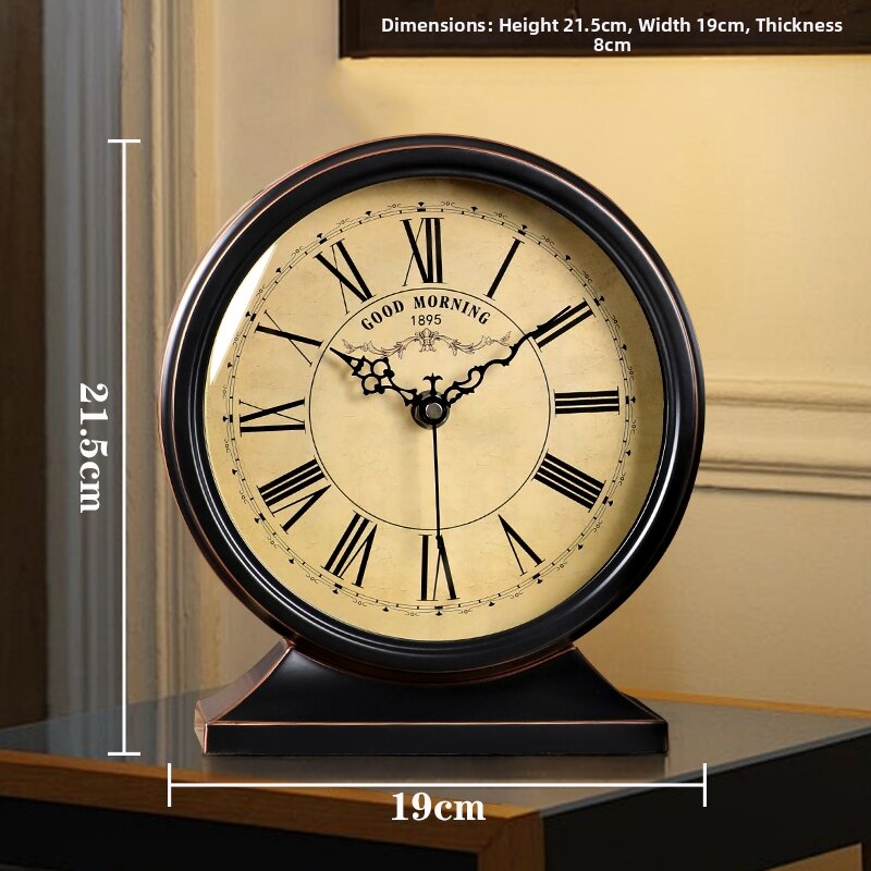YUANZHENGYISHANG | American Retro Style Tabletop Clock