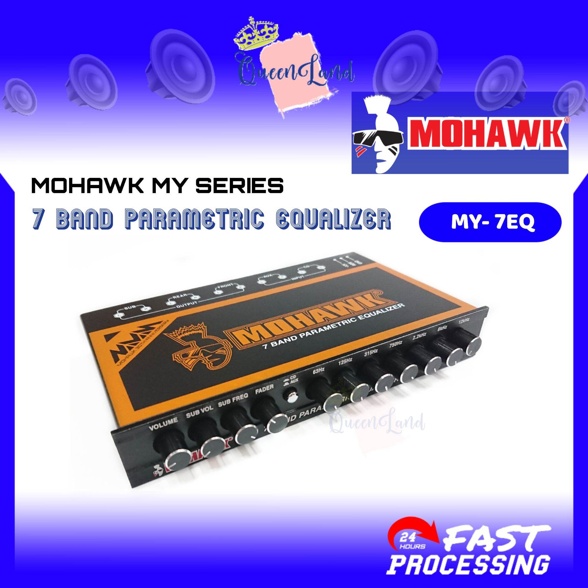 MOHAWK MY SERIES 7 BAND CAR AUDIO PRE AMP PARAMETRIC EQUALIZER Lazada