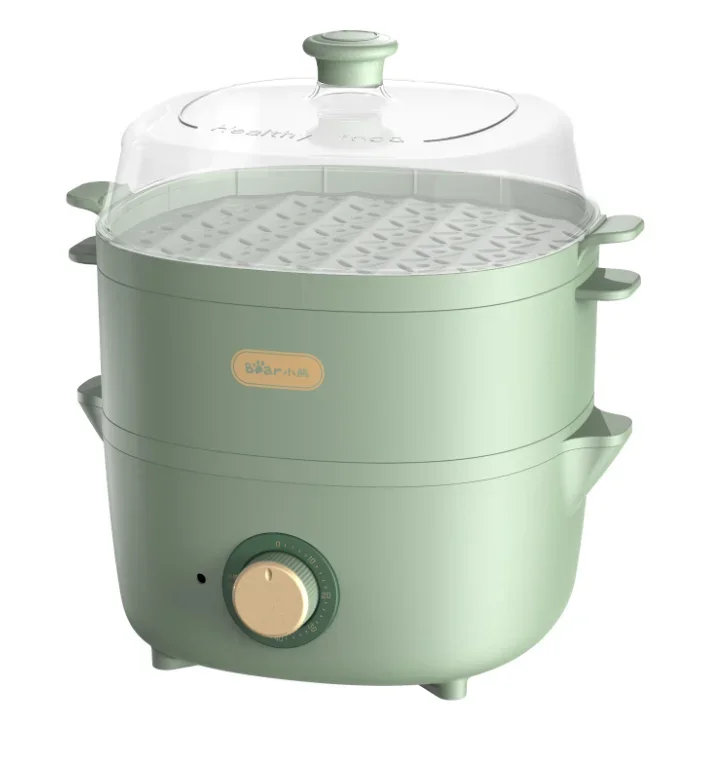Bear Electric Steamer Multi-Functional Household Small Double-Layer Large Capacity Steam Pot Breakfast Machine Automatic Power-Off Steamer
