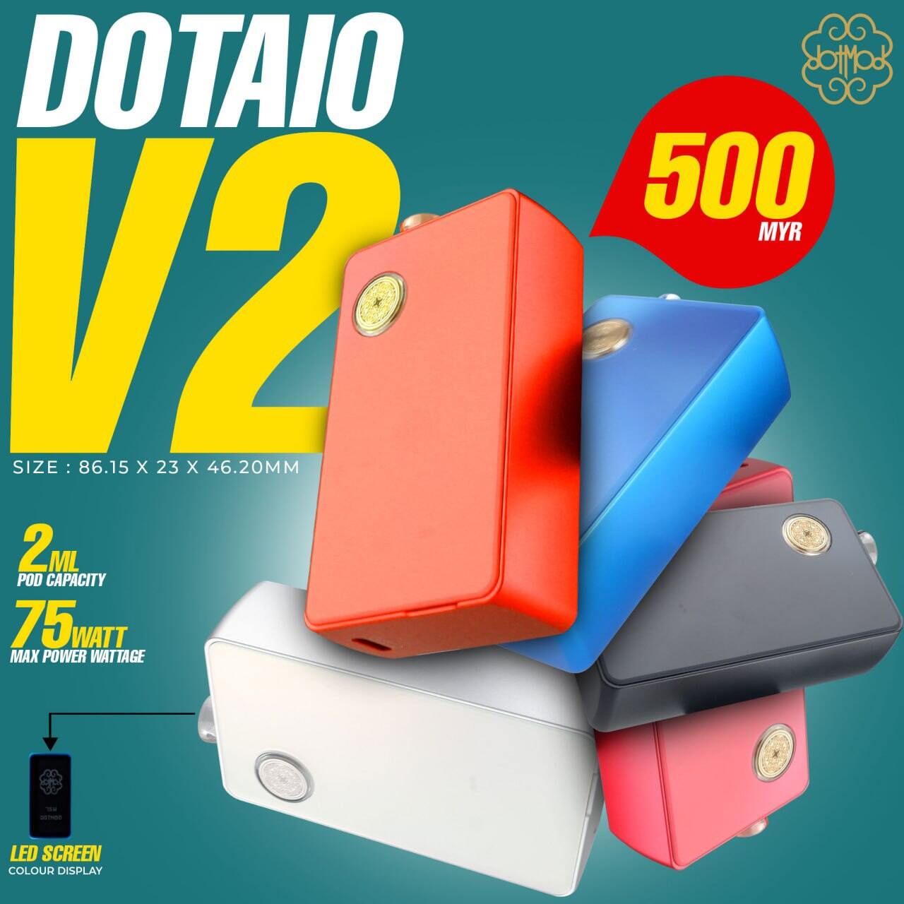 (Ready Stock) Dotmod Aio V2 DotAio V2 Original Lazada