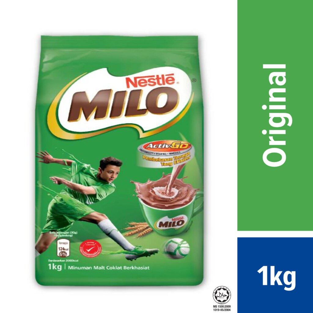 MILO NESTLE 1KG ACTIVE-GO | Lazada