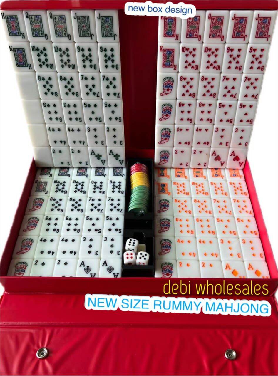 Rummy Lami Gin Rummy Mahjong 麻将 4 players full set 拉米 拉美 麻将机 Rummy 扑克麻将 Lazada