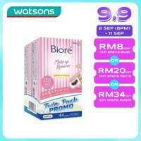 BIORE Make Up Remover Wipes Twin Pack 2 x 44s