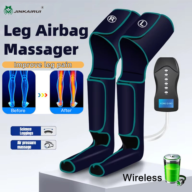 Jinkairui Wireless Leg Massager Air Compression Thigh Calf Foot Massager for Circulation and Pain Relief Relieve Edema and Muscles Relaxation Gifts ราคา 3,390 บาท*ส่งฟรี