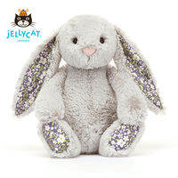 Jellycat Floral Rabbit Unique Design Cute Snuggly Toy Gift Free Jellycat Blue Dust Bag