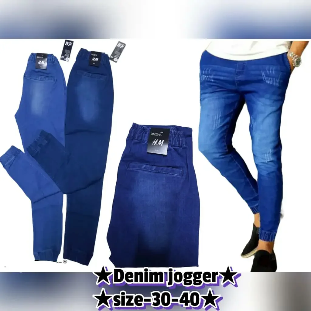 💥Seluar Denim H&M jogger jeans Reday in stock , recommend for men and women Kain 💯% getah