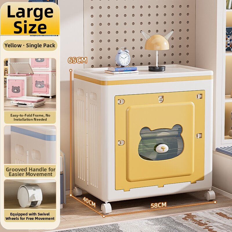 JILI | Large Capacity Foldable Plastic Storage Box For Clothes And Toys