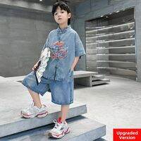 BOBOELEPHANT | Boys Everyday Wear Hanfu Set Summer