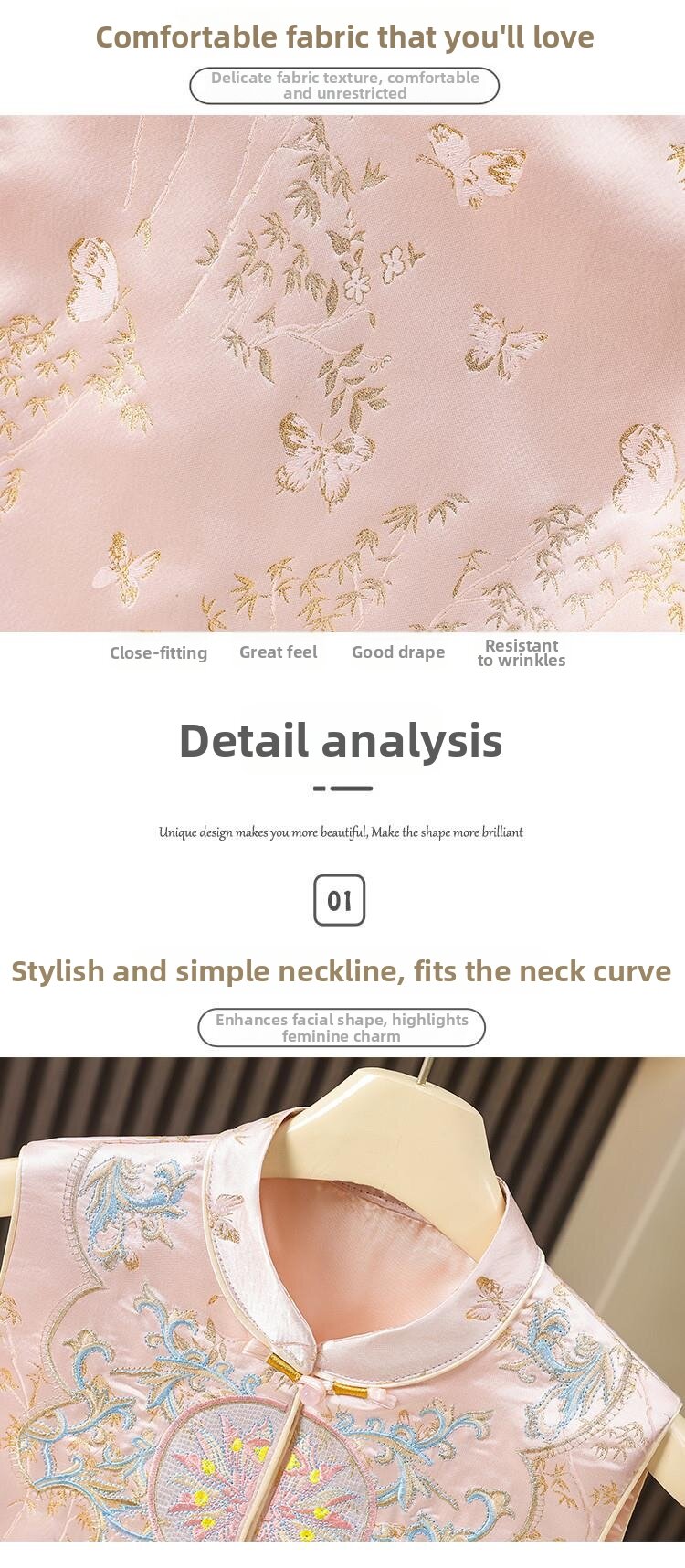 Spring 2025 Womens Traditional Chinese Style Sleeveless Jacket