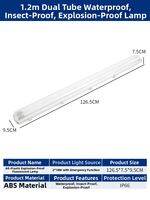TUOMIU | Explosion-proof Waterproof Dustproof T8 Fluorescent Light