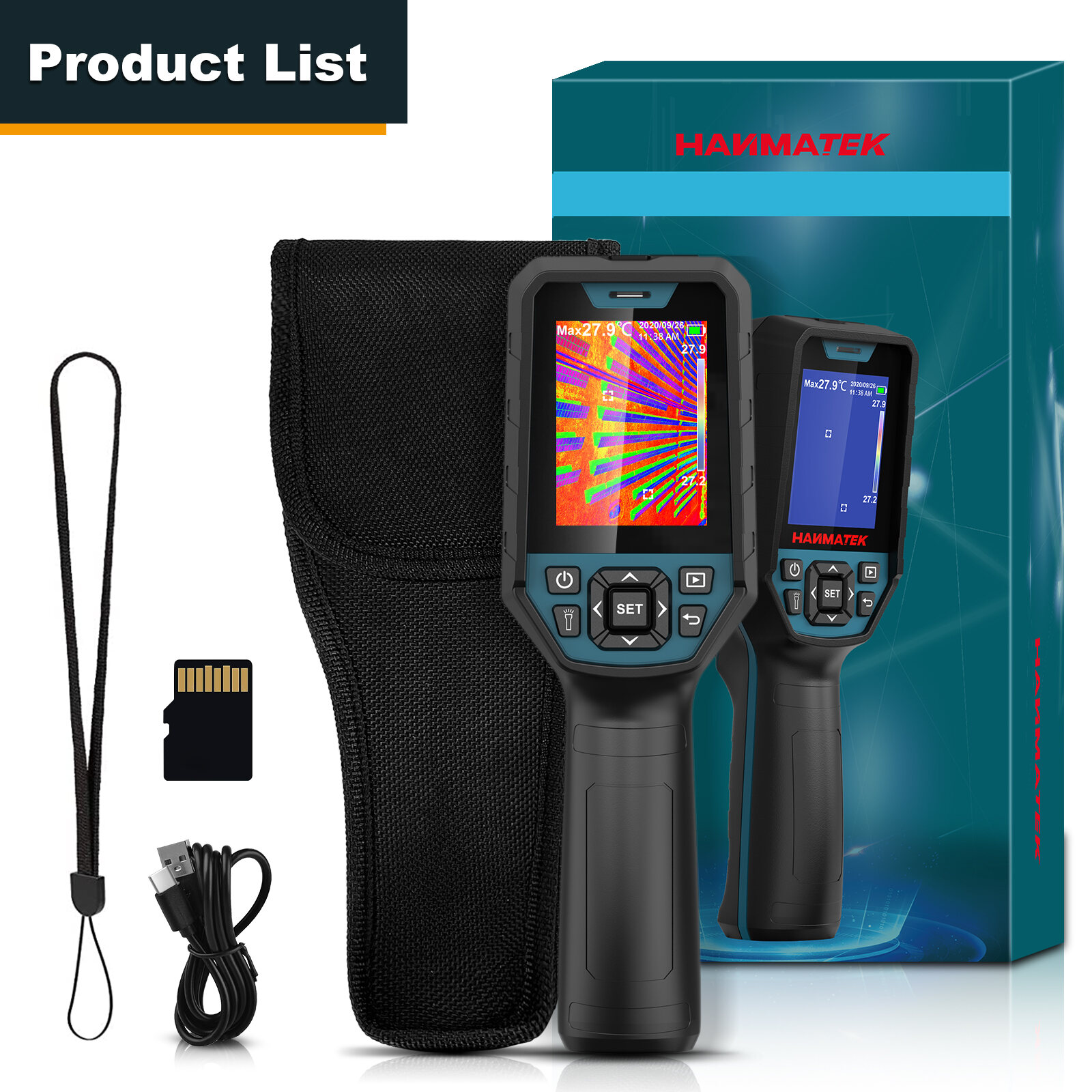 Hanmatek Infrared Thermal Imager Floor Heating Detector Temperature ...