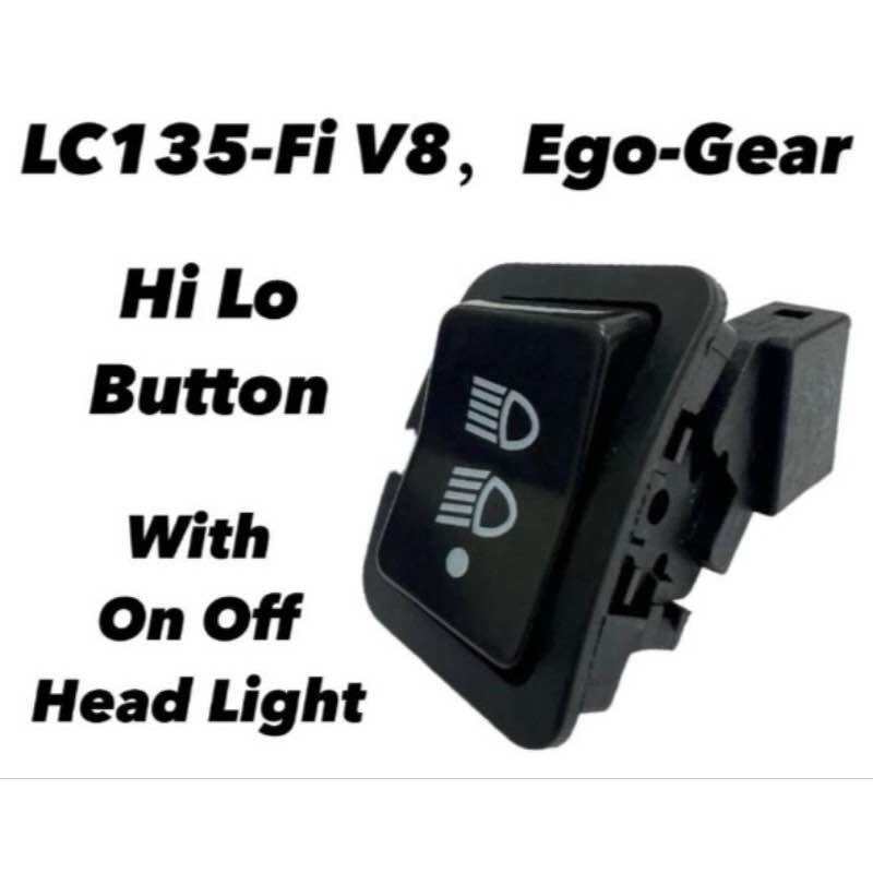 YAMAHA LC135 FI V8/Y15V1/EGO GEAR/EZ115 DOUBLE SIGNAL SWITCH HI LOW SWITCH ON OFF SIGNAL RELAY LED DOUBLE SIGNAL. 
