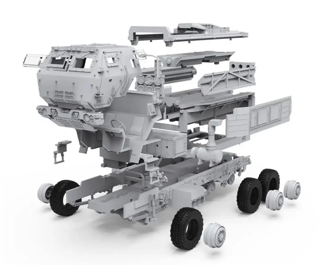 MENG 72-004 1/72 U.S. M142 HIMARS High Mobility Artillery Rocket System Model Kit. 