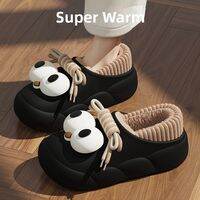 BAIMUQINGCHEN | Waterproof Slip Resistant Warm Slippers