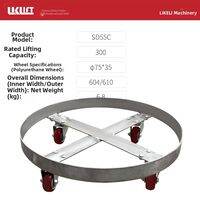 JINTONGCAIZI | Heavy Duty Stainless Steel Oil Drum Mover