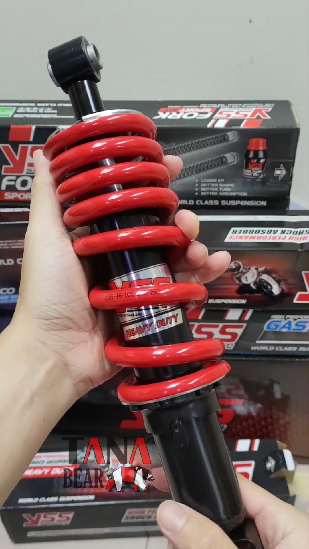 YSS NINJA ZX250 (320MM) HEAVY DUTY adjustable absorber monoshock