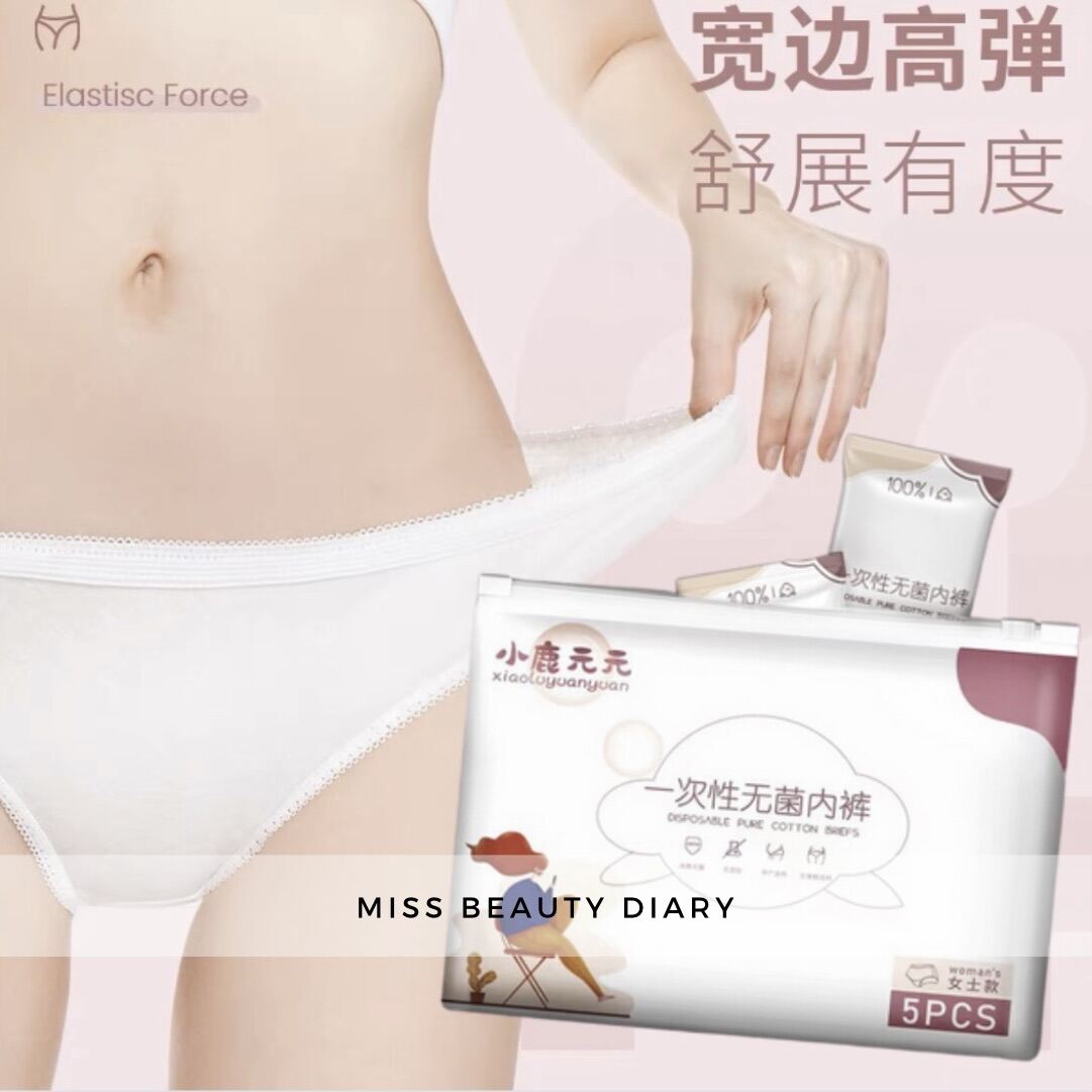 Disposable Panties Disposable Underwear Maternity Disposable Panties Travel Disposable  Underwear Cotton Women Panties