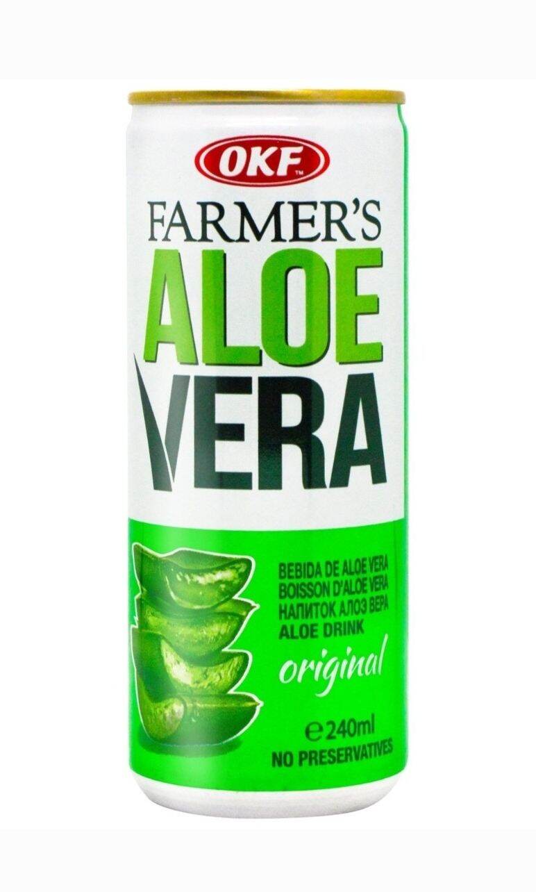 OKF Farmer Aloe Vera Juice (240ml) Original / Sugar Free Lazada