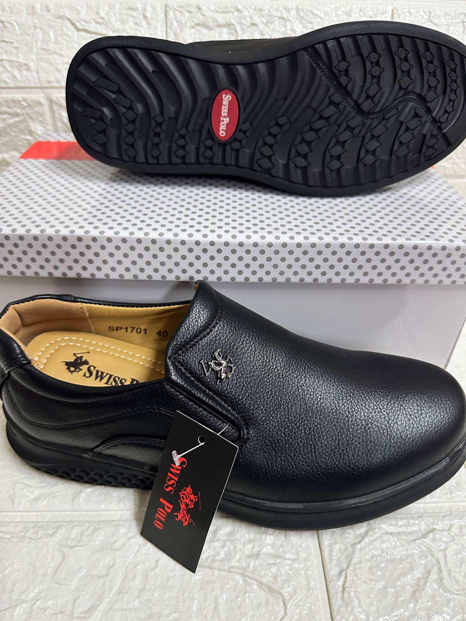 Original Swiss polo Men s Formal Shoes 1671 1669 Lazada