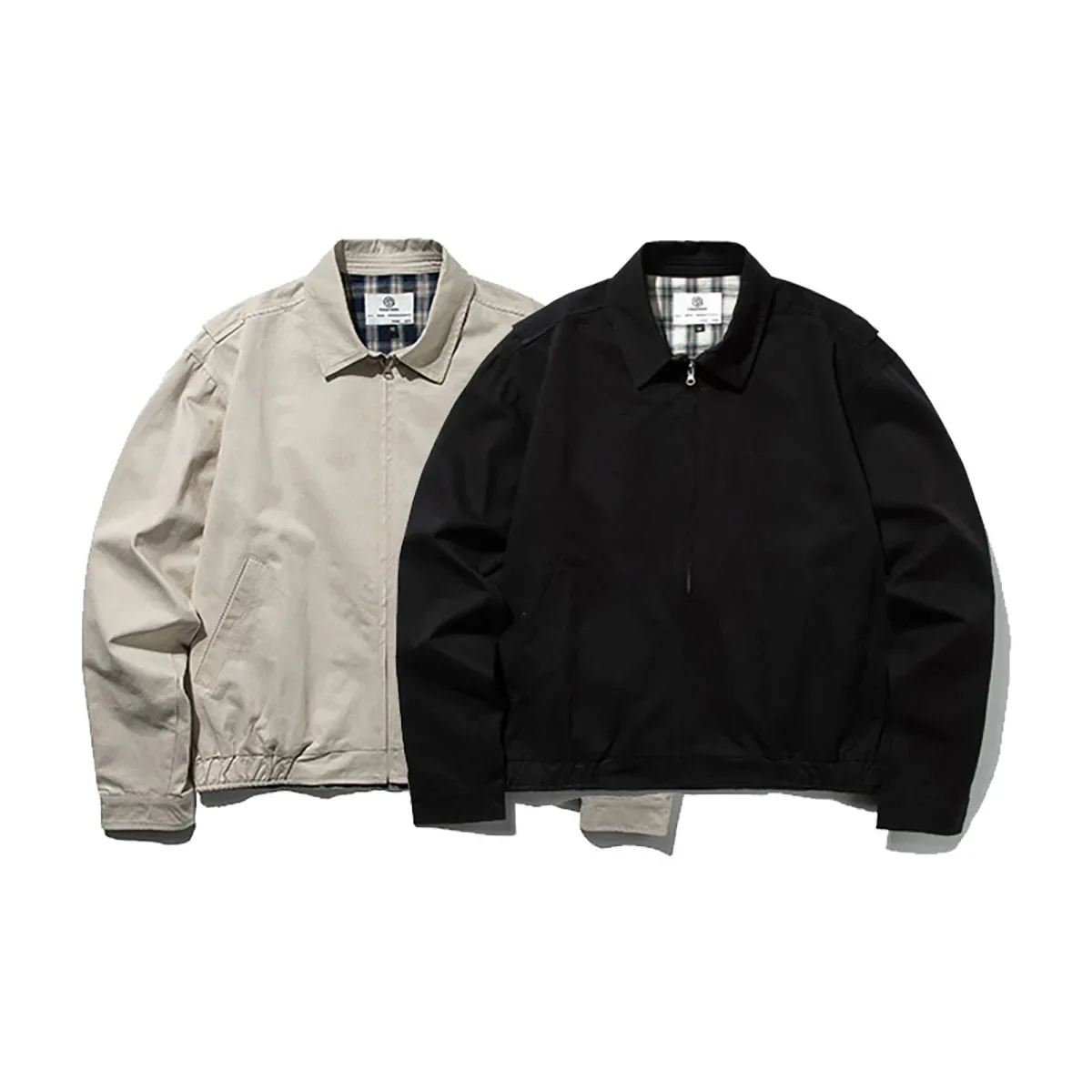 Men'S Harrington Jacket - Vintage Tooling Style, Polycotton