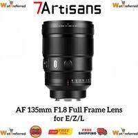 7artisans AF 135mm F1.8 MAX Full Frame LensF1.8 Large Aperture STM Silent Motor Support Automatic/Manual Compatible for Sony E Nikon Z Sigma/Panasonic/Leica L Mount