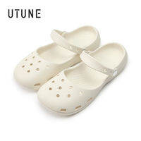UTUNE Womens Beach Flat Sandals Elegant Ballet Flats Casual Clogs Slippers